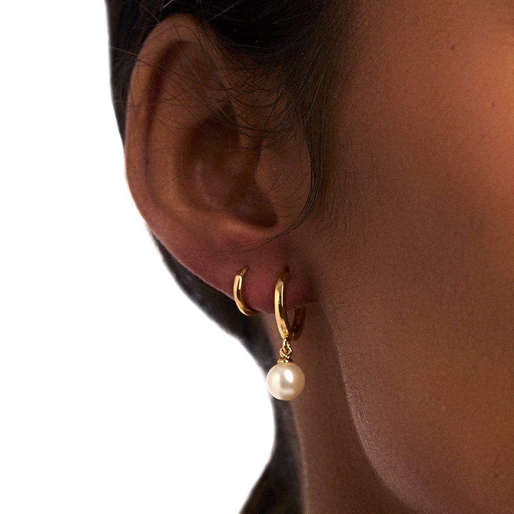 Huggie Hoops Mini Micro Hoop Earrings - Gold Orelia Jewellery