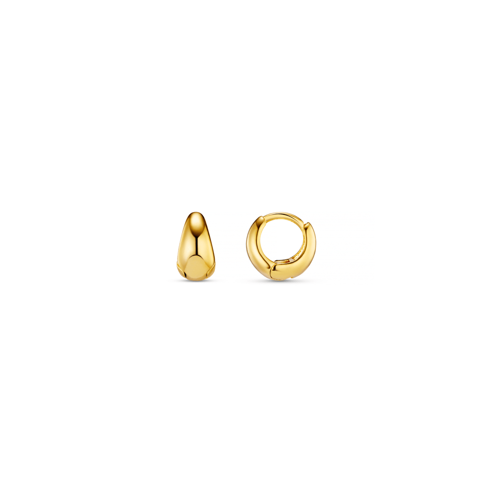 Huggie Hoops Tiny Tapered Micro Hoop Earrings - Gold Orelia Jewellery
