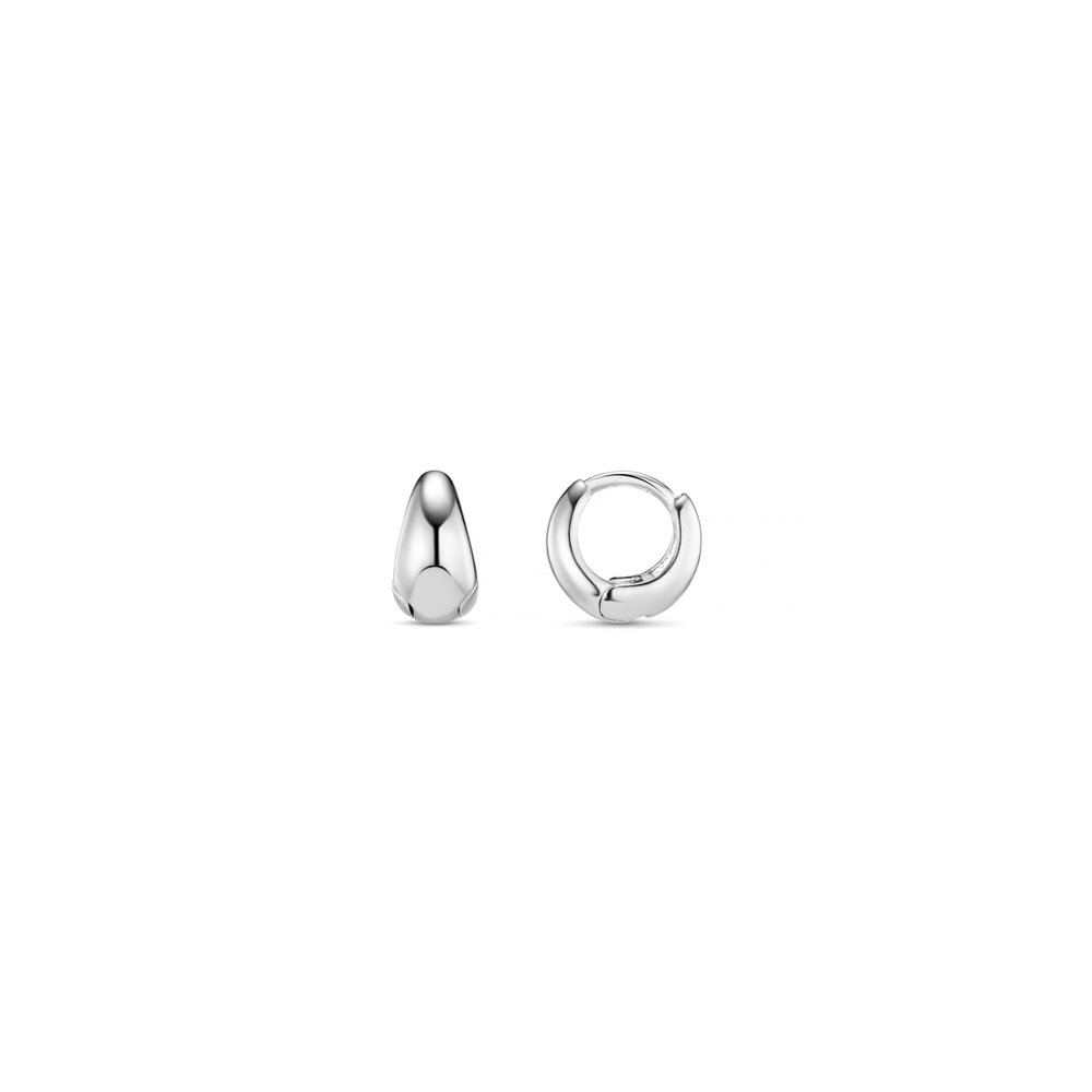 Huggie Hoops Tiny Tapered Micro Hoop Earrings - Silver Orelia Jewellery