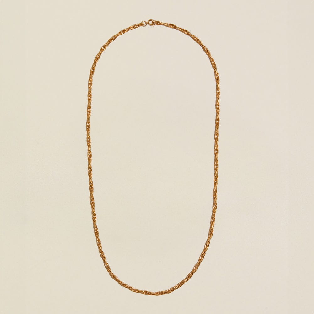 Long Necklace Default Vintage Long Textured Chain Necklace Orelia Jewellery
