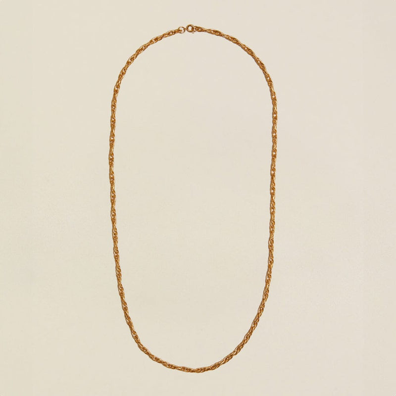Long Necklace Default Vintage Long Textured Chain Necklace Orelia Jewellery