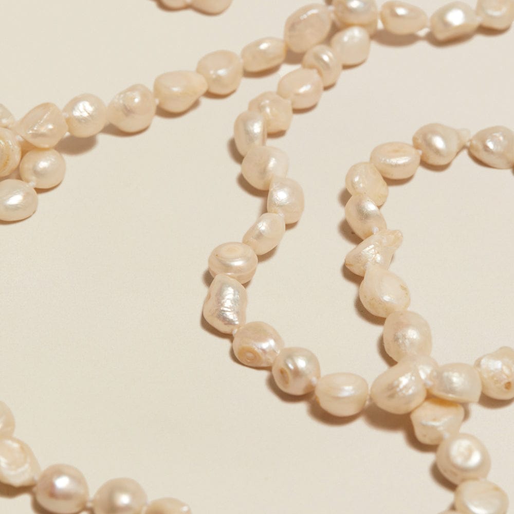 Long Necklace Default Vintage Statement Fresh Water Pearl Necklace Orelia Jewellery