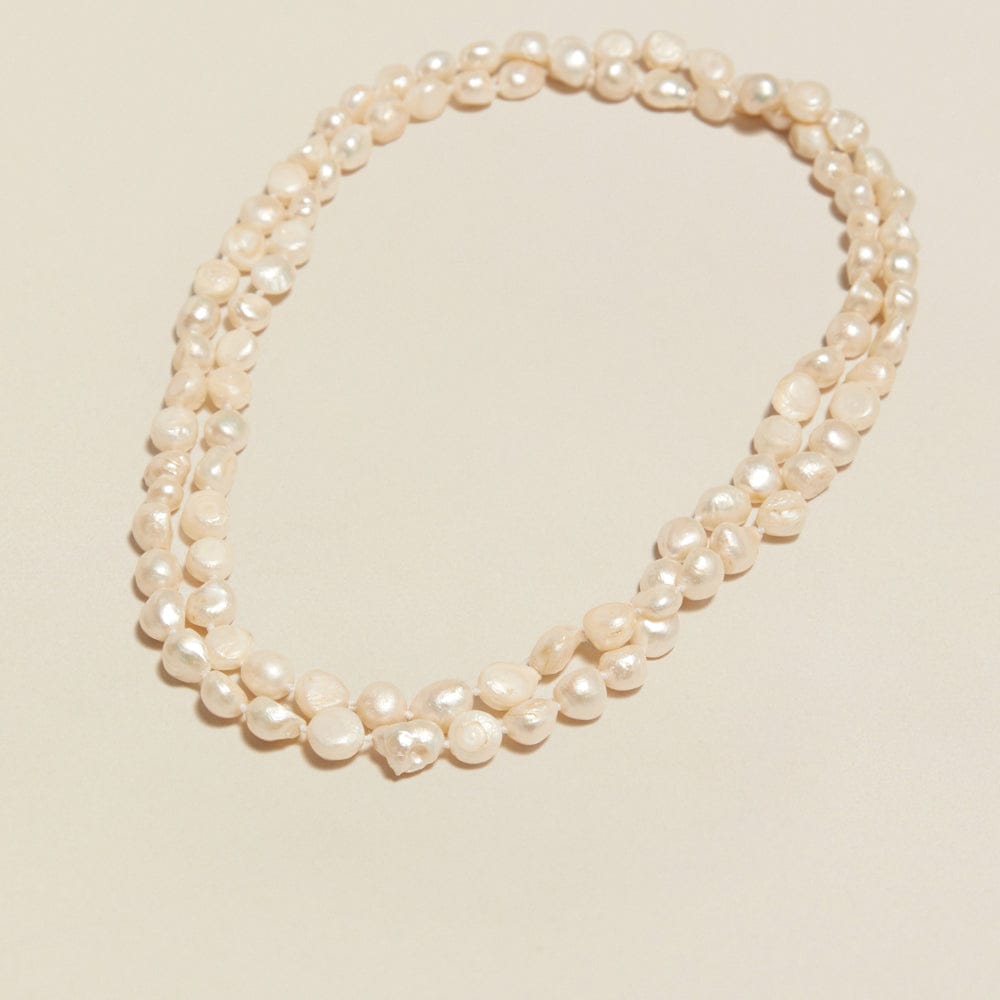 Long Necklace Default Vintage Statement Fresh Water Pearl Necklace Orelia Jewellery