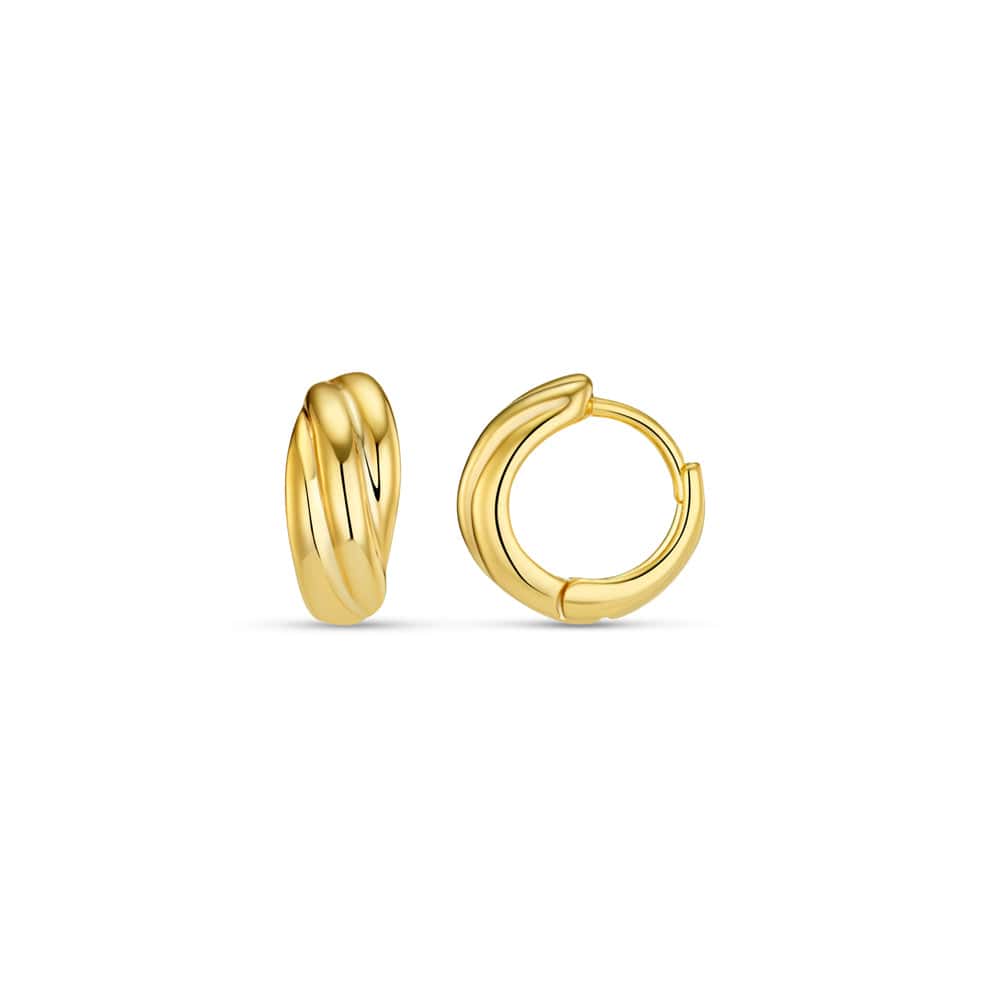 Micro Hoop ONE Mini Twist Micro Huggie Hoop Earrings Orelia Jewellery