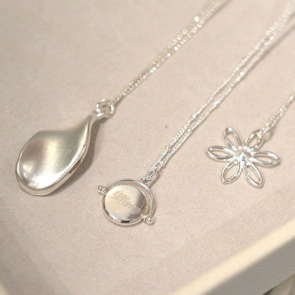 Mid-Length Necklace Default Vintage Organic Pendant Chain Necklace Orelia Jewellery