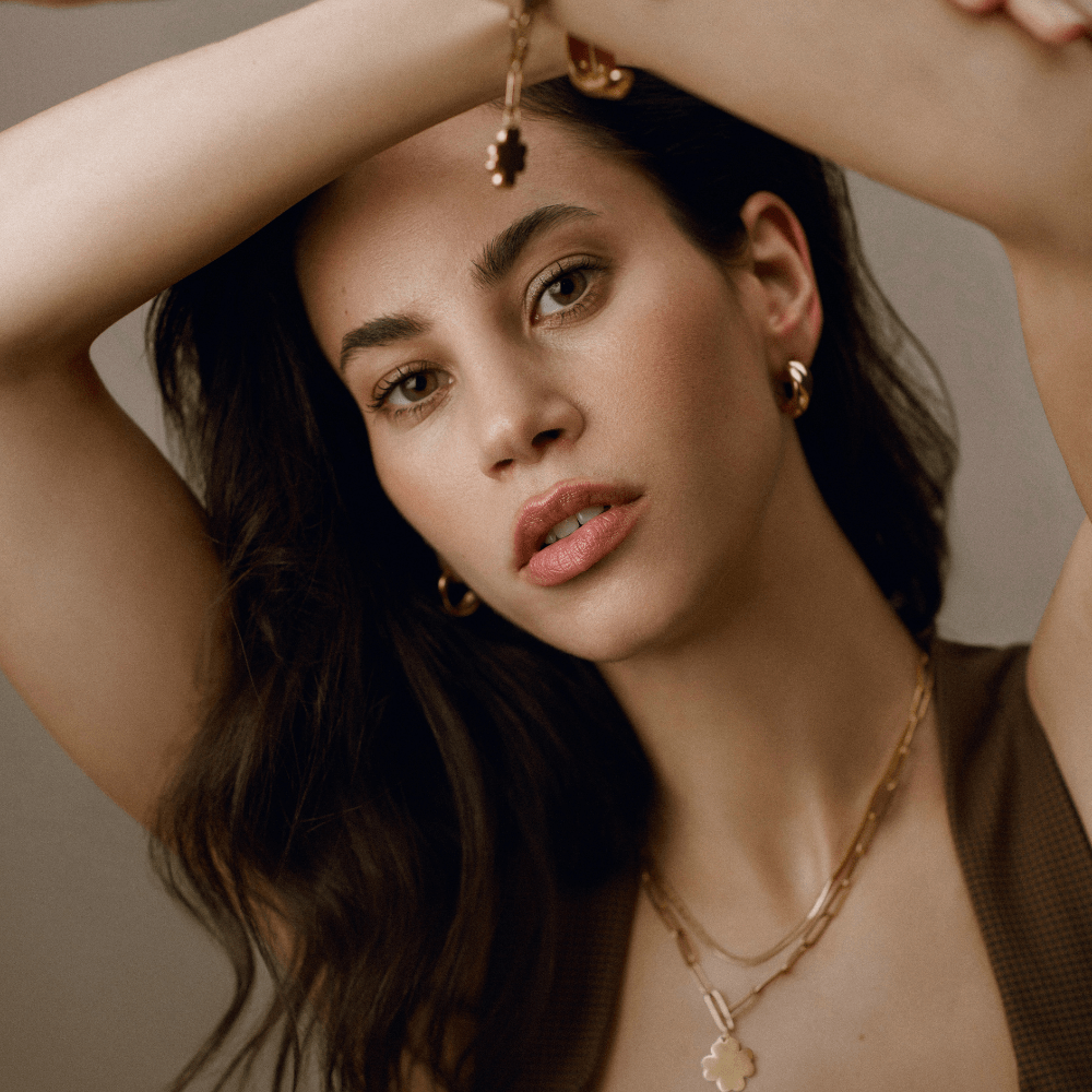 Mid-Size Hoop LUXE Chubby Hoop Earrings Orelia Jewellery