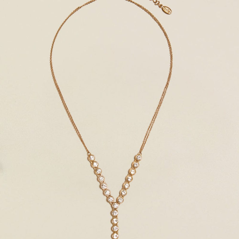 Necklace Other Default Vintage Fine Crystal Tennis Lariat Necklace Orelia Jewellery