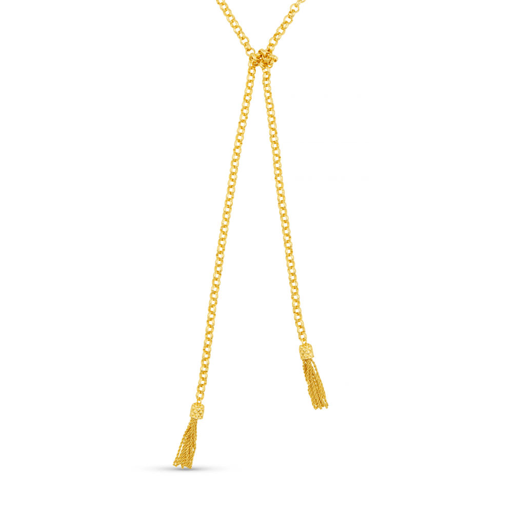 Necklaces Chain & Tassel Wraparound Necklace Orelia Jewellery