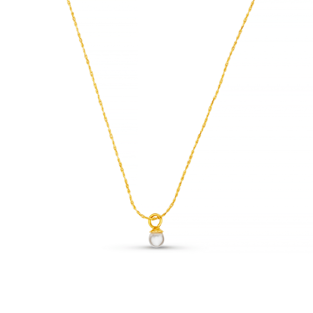 Necklaces Fine Micro Pearl Collar Necklace Orelia Jewellery