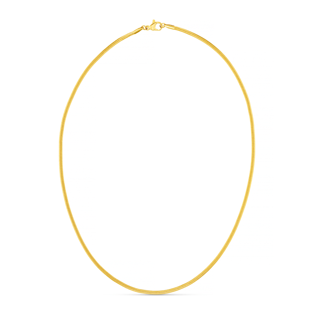Necklaces LUXE Flat Snake Chain Necklace Orelia Jewellery