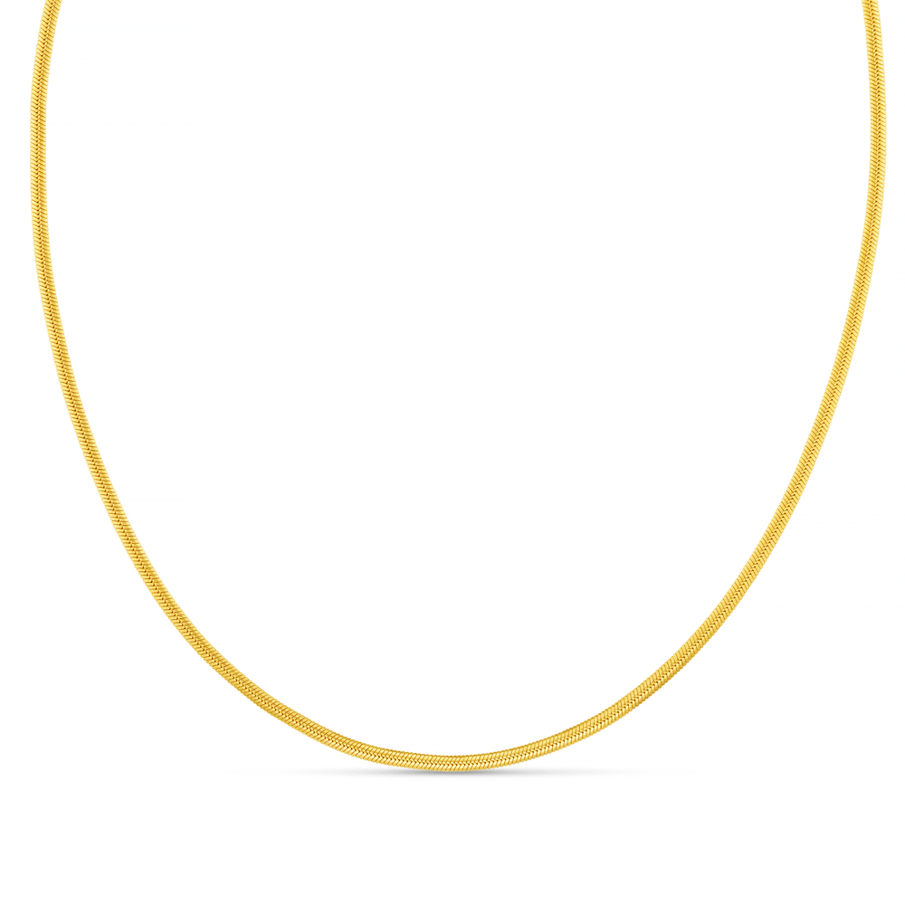 Necklaces LUXE Flat Snake Chain Necklace Orelia Jewellery