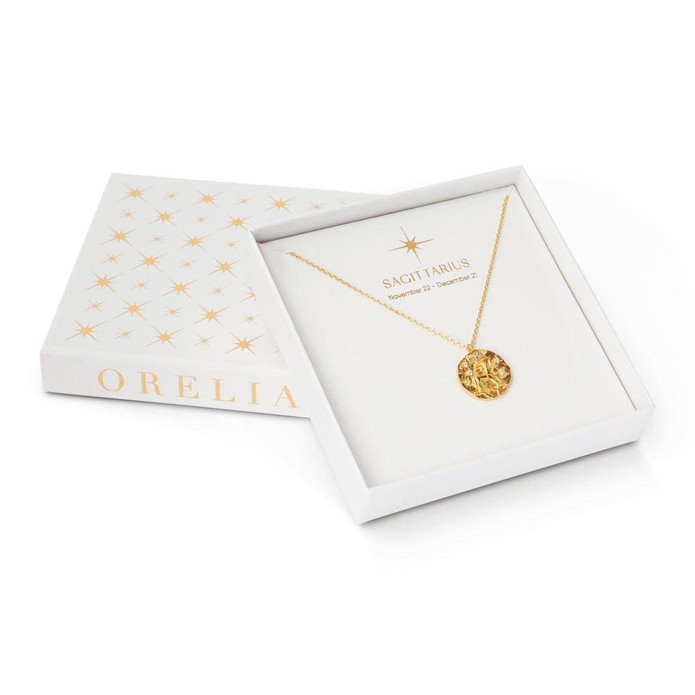 Necklaces Sagittarius Zodiac Necklace Orelia Jewellery