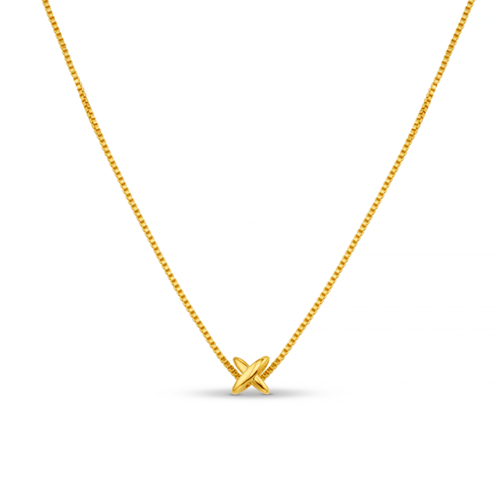 Neckwear Mini Cross Fine Collar Necklace Orelia Jewellery