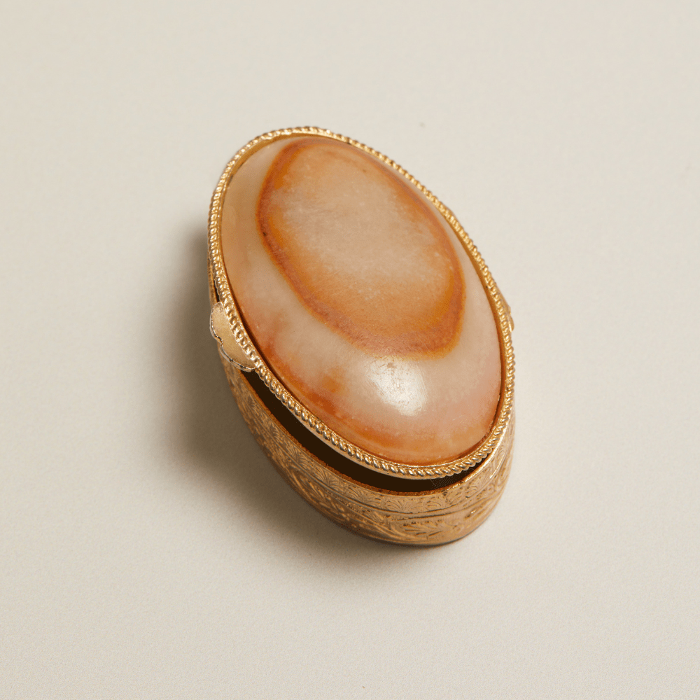 Other Vintage Oynx Pill Box Orelia Jewellery