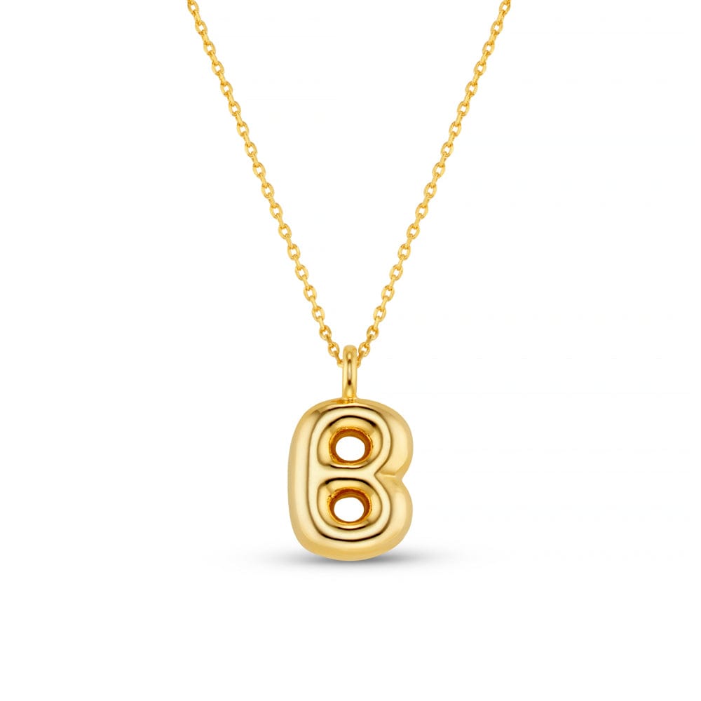 Personalisation Necklace ONE B Bubble Initial Necklace Orelia Jewellery