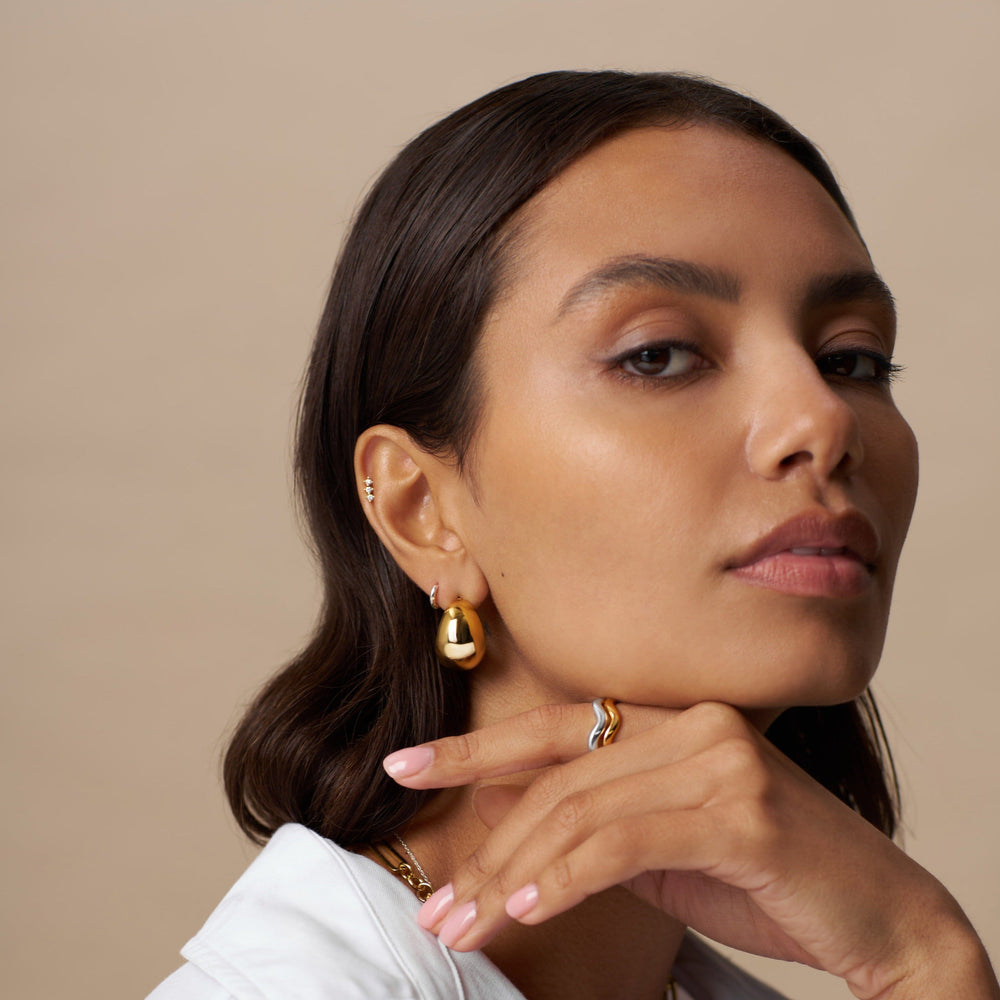 Piercings Crystal Trio Barbell Orelia Jewellery