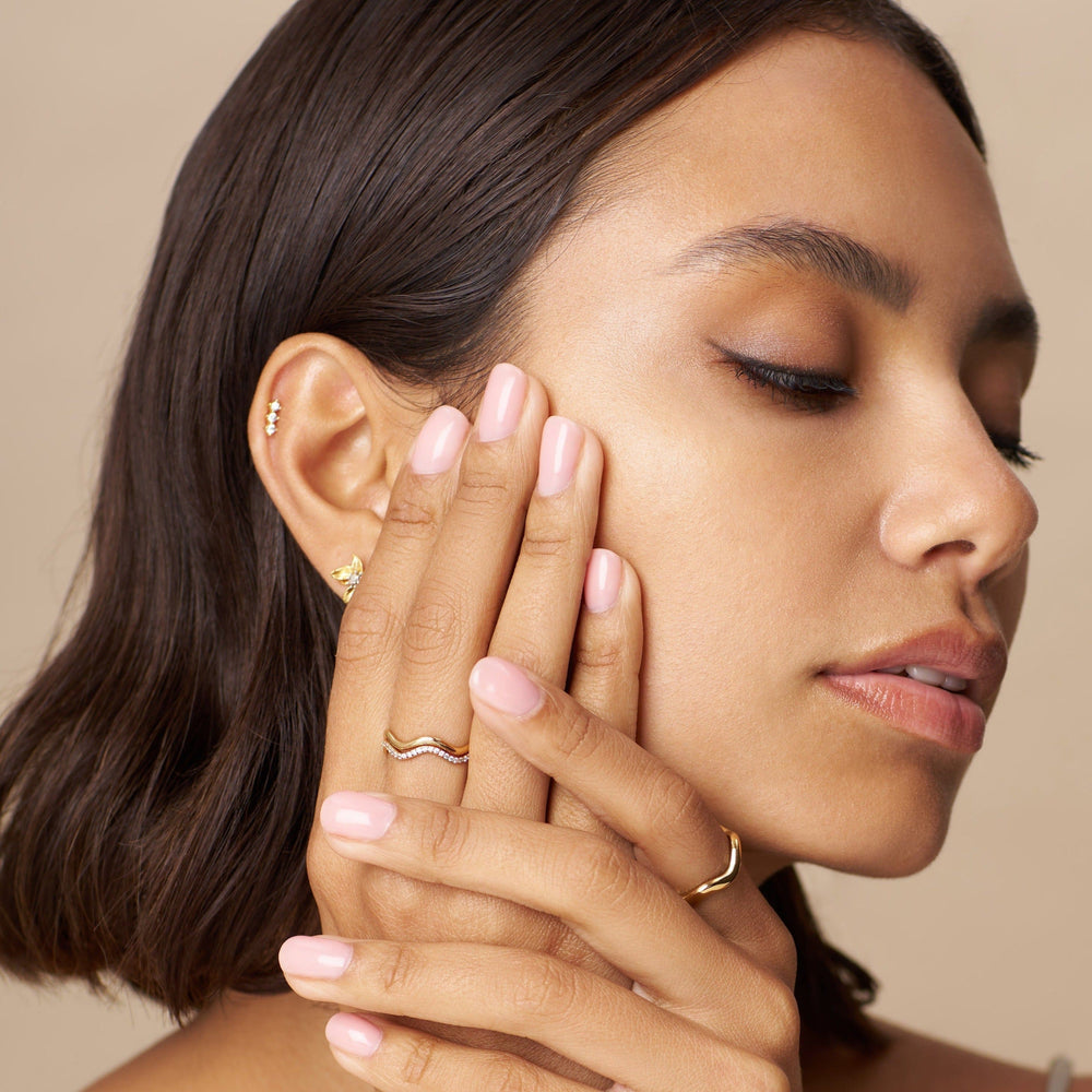 Piercings Crystal Trio Barbell Orelia Jewellery