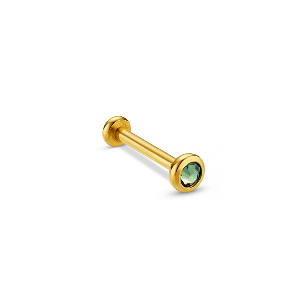 Piercings Emerald Labret Made With Swarovski® Crystal Orelia Jewellery