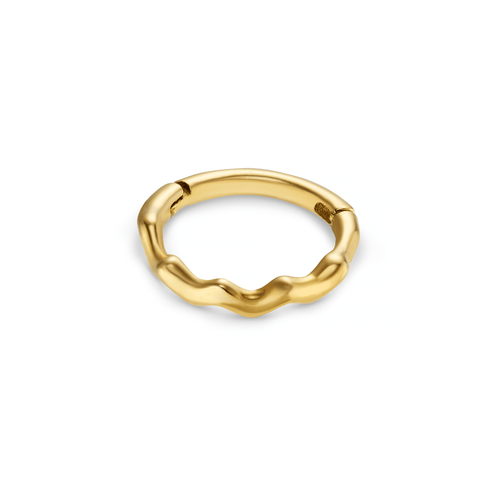 Piercings Fine Wave Clicker Hoop Orelia Jewellery