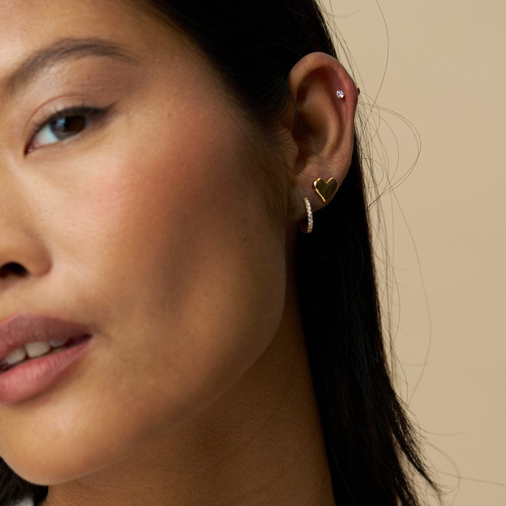 Post Piercing ONE Crystal Labret Orelia Jewellery