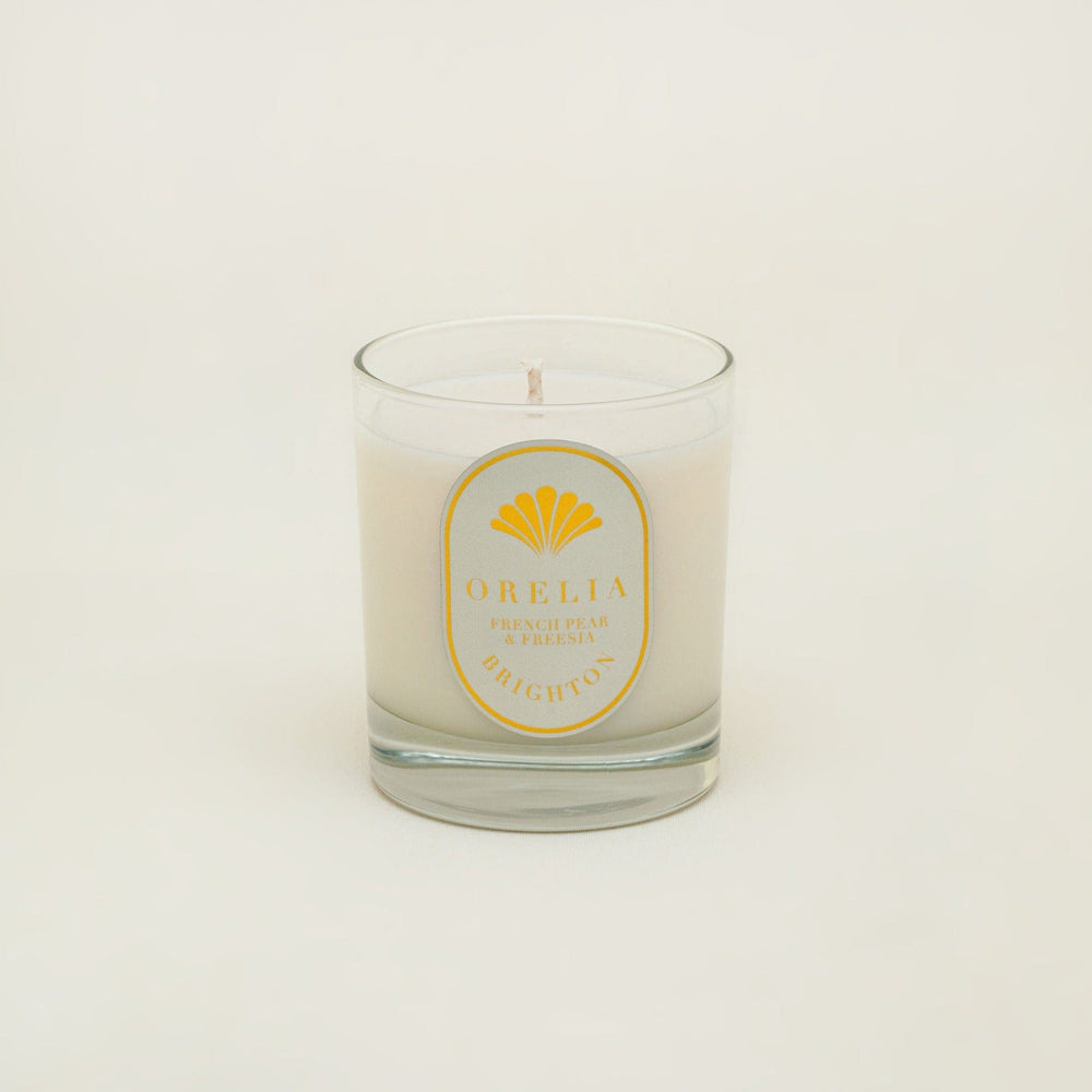 Pre-Curated Gift Boxes French Pear & Freesia Votive Candle Orelia Jewellery
