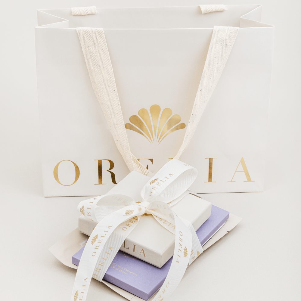 Pre-Curated Gift Boxes Pave Hoop, Chocolate & Face Mask Gift Set Orelia Jewellery