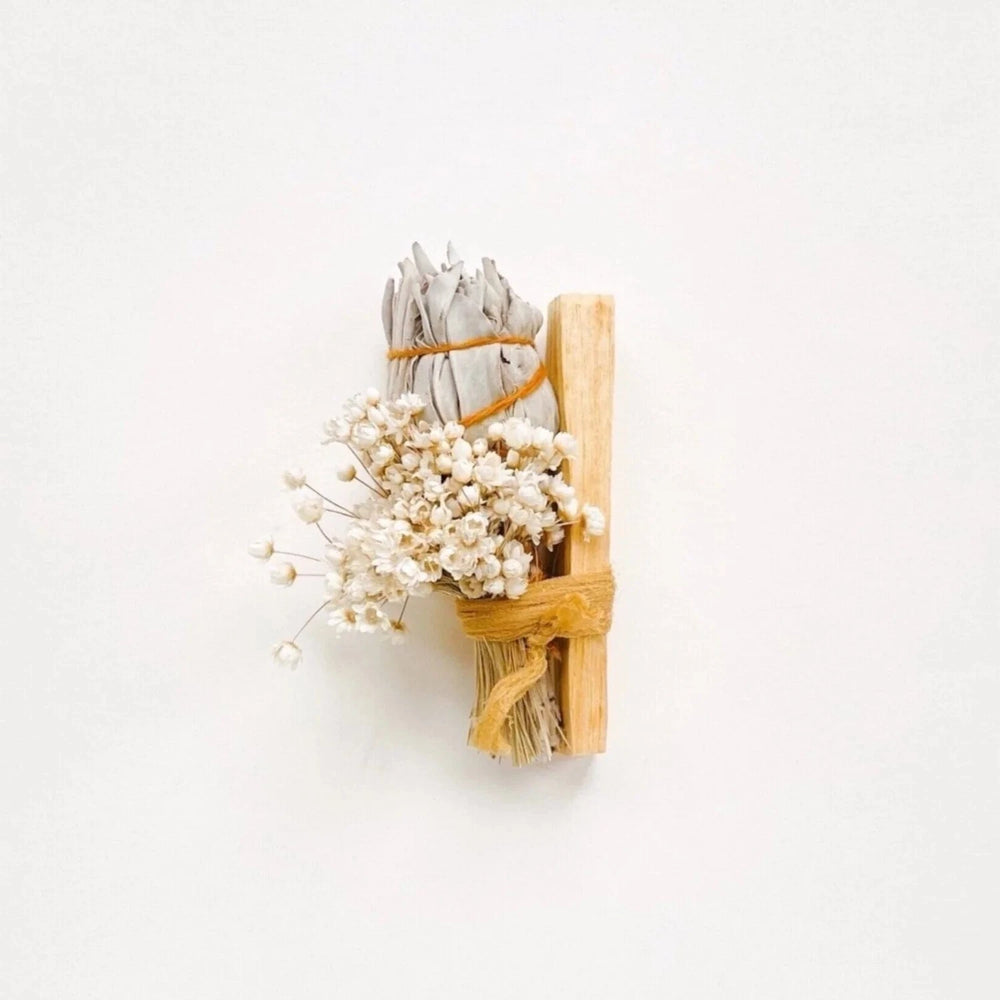 Pre-Curated Gift Boxes White Opal Swarovski® Crystals Necklace & Palo Santo Luxury Gift Box Orelia Jewellery