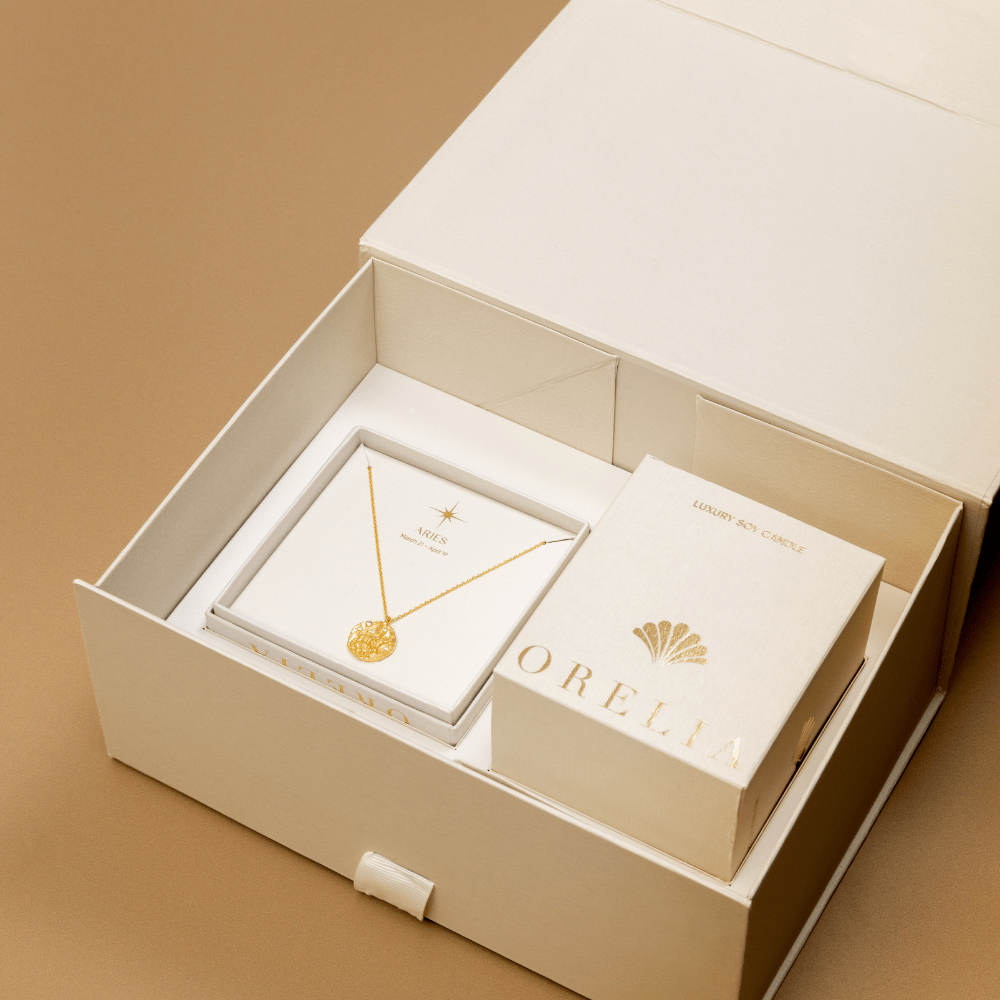 Pre-Curated Gift Boxes Zodiac & Candle Gift Box Orelia Jewellery