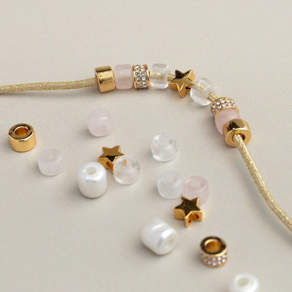 Pre Curated Sets ONE Create Your Own Beaded Bracelet & Candle Luxury Gift Set Orelia Jewellery