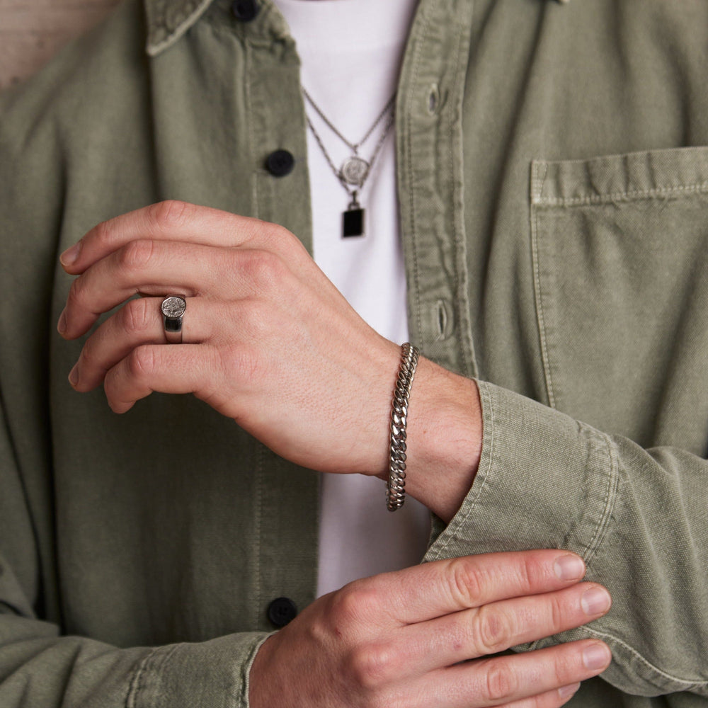 Rings Coin Sovereign Signet Ring Orelia Jewellery