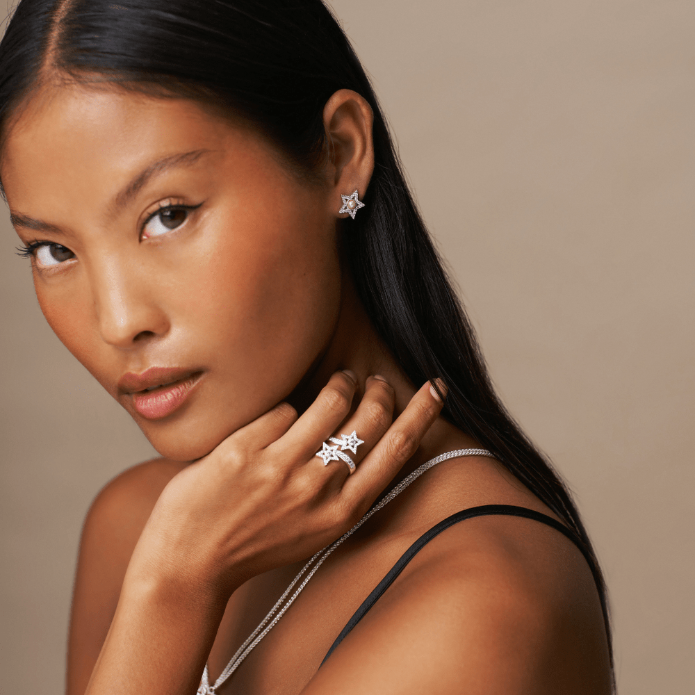 Rings Crystal Shooting Star Ring Orelia Jewellery