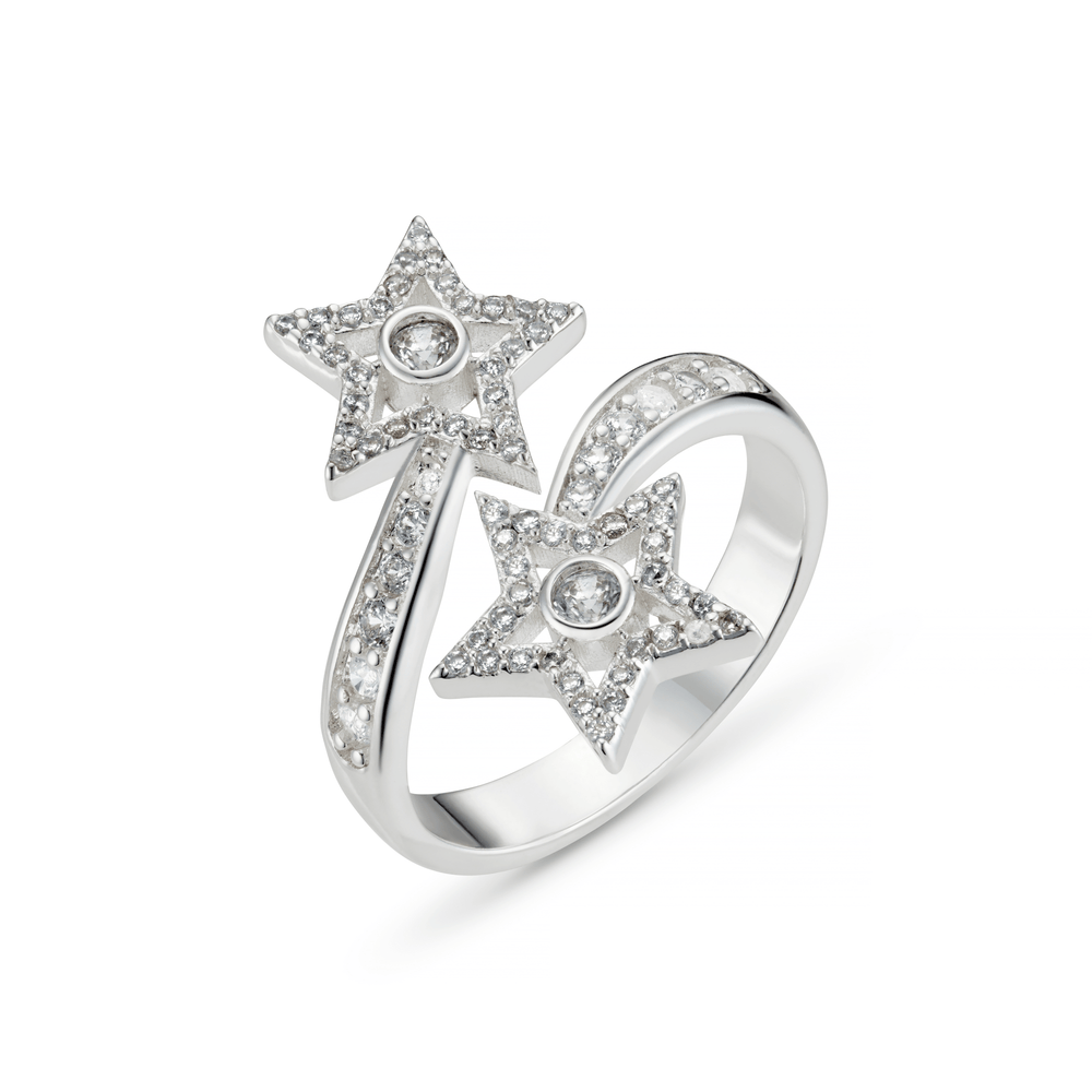 Rings Crystal Shooting Star Ring Orelia Jewellery