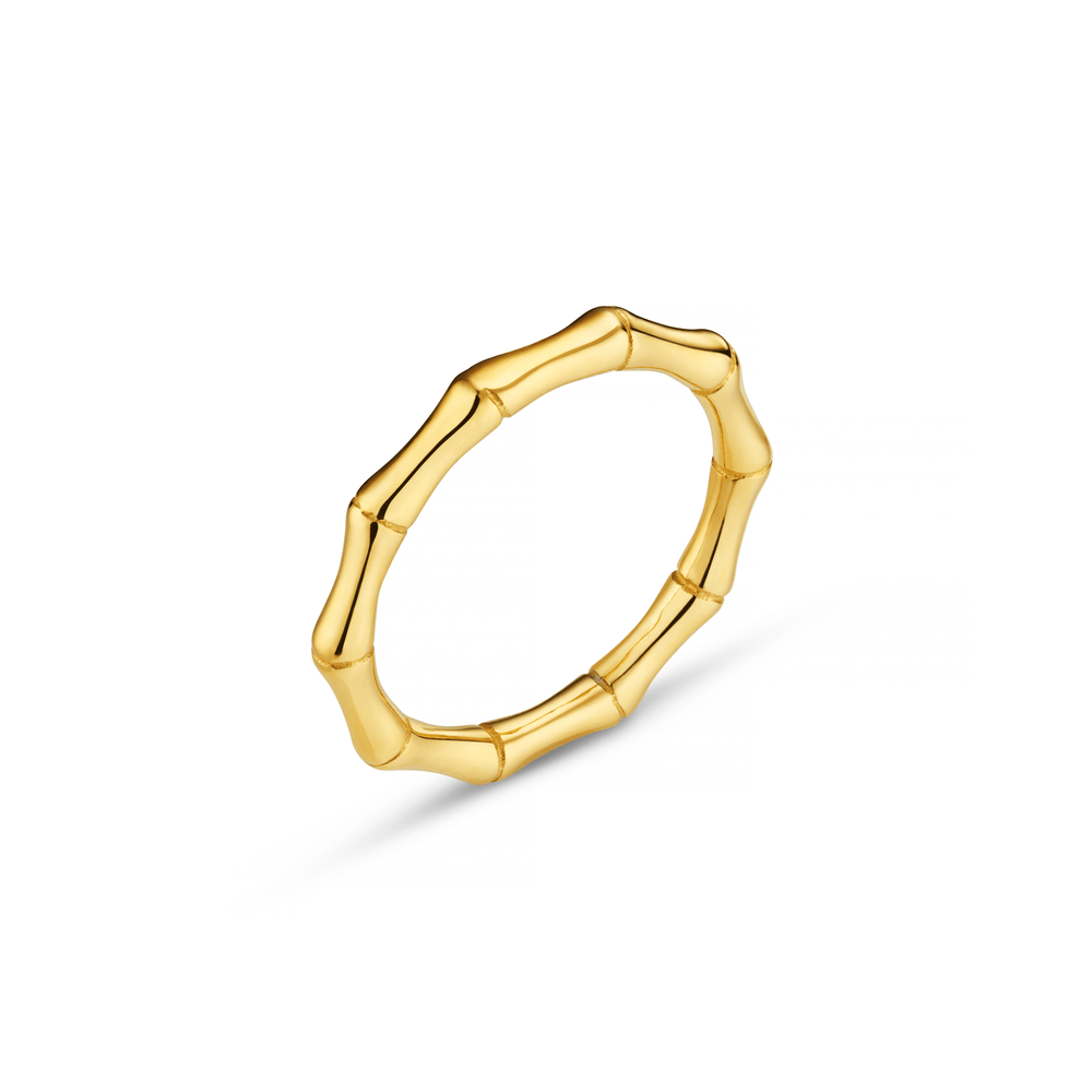 Rings LUXE Polished Bamboo Ring Orelia Jewellery