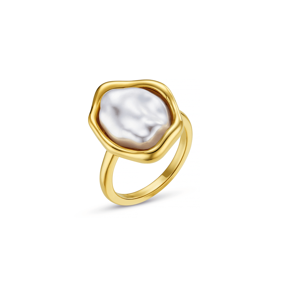 Rings Organic Molten Pearl Ring Orelia Jewellery