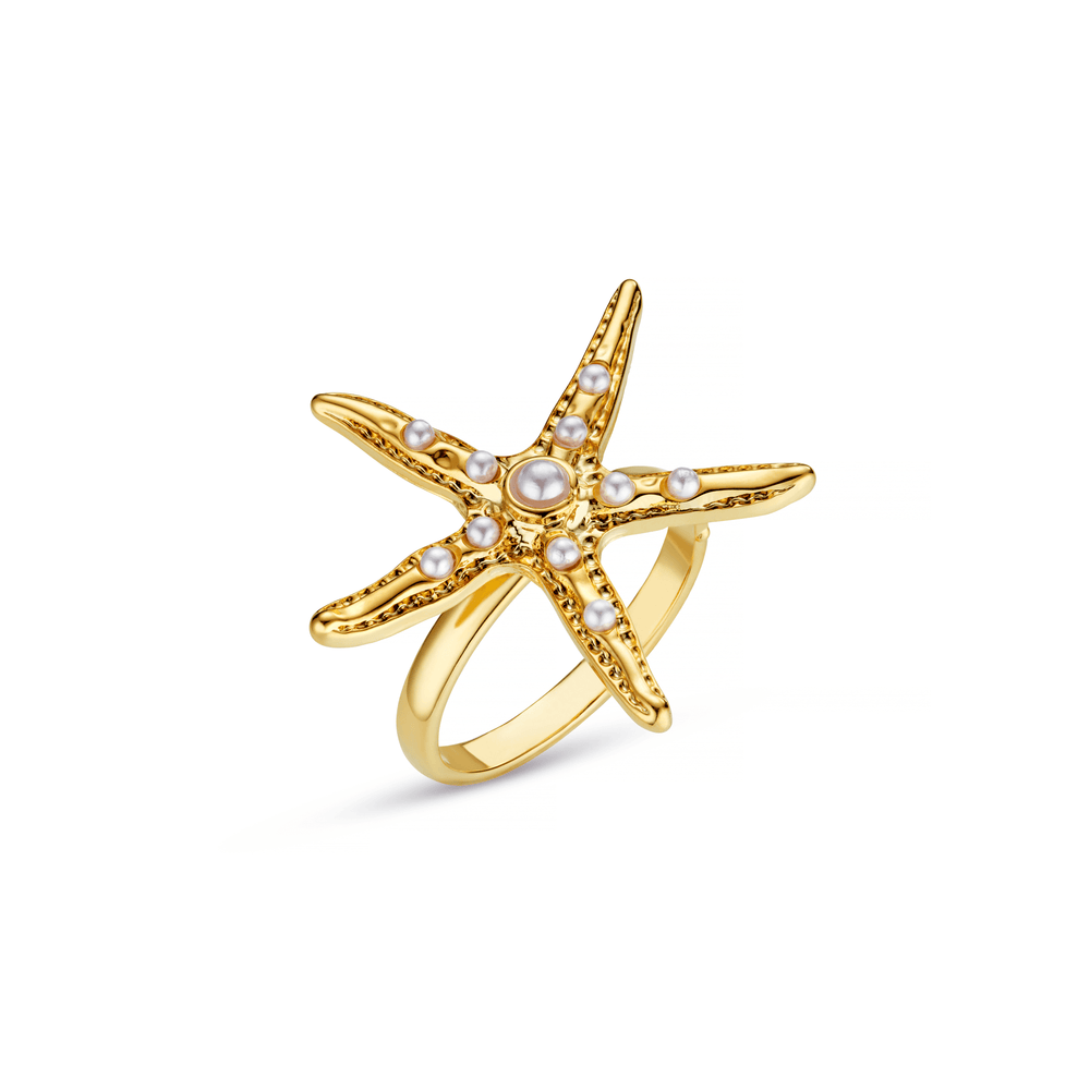 Rings Statement Embellished Starfish Ring Orelia Jewellery