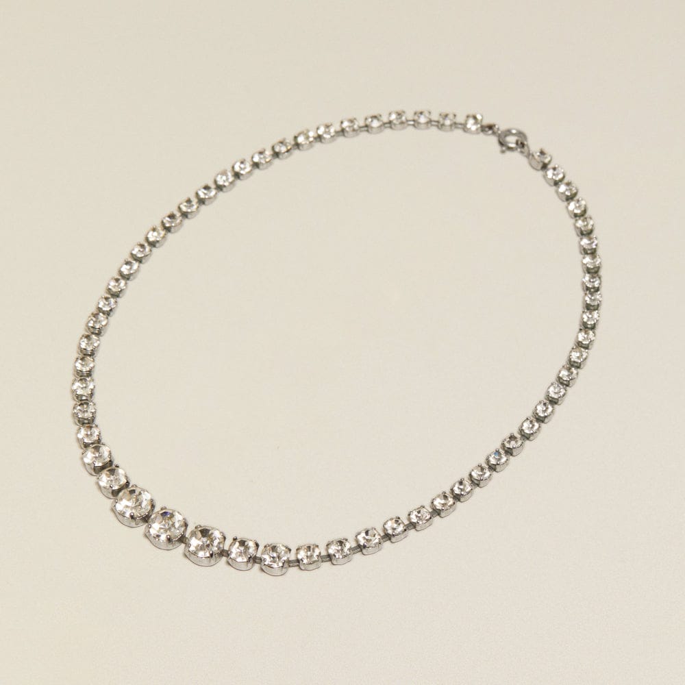 Short Necklace ONE Vintage Gradient Crystal Necklace Orelia Jewellery