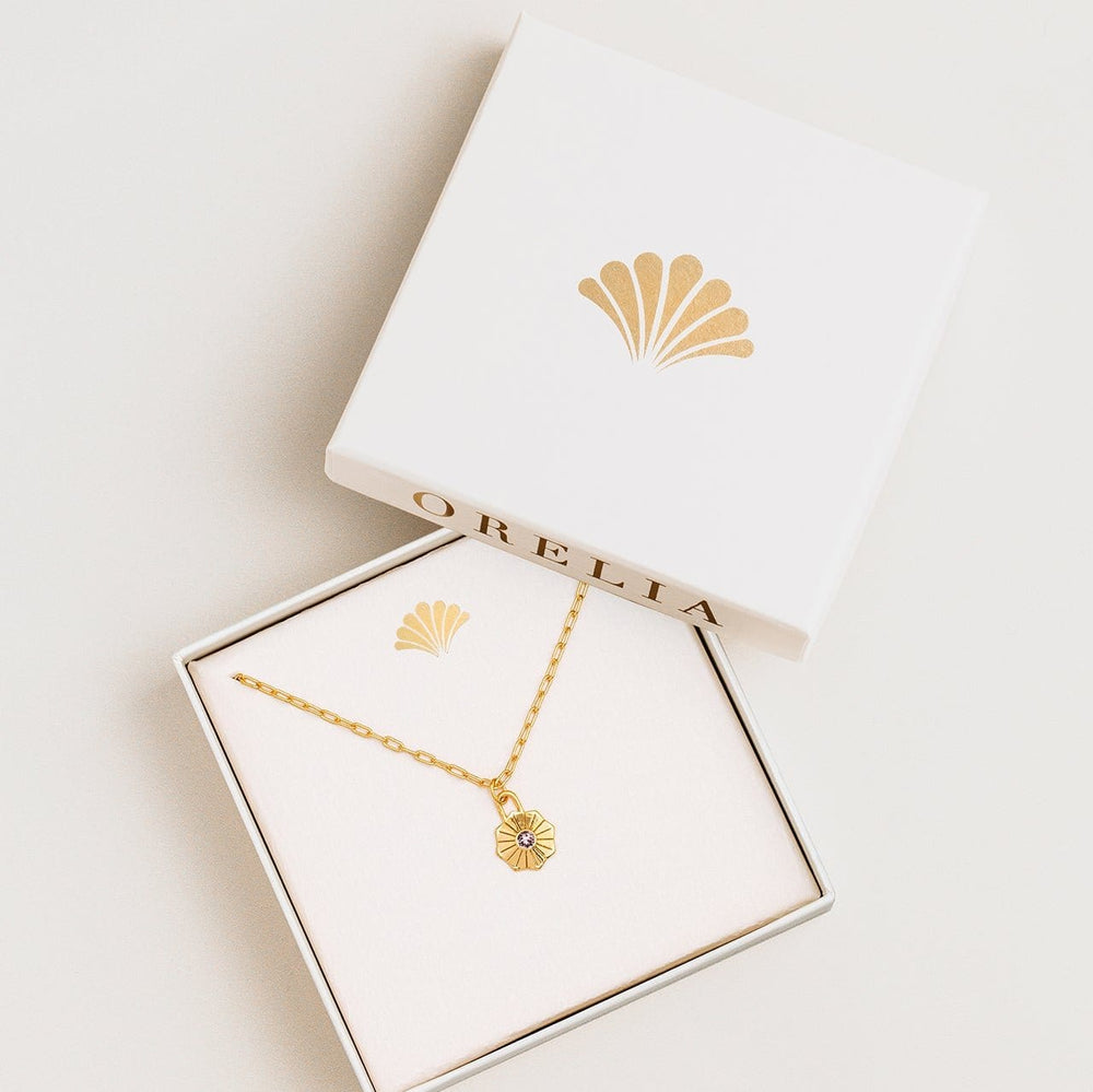 Short Necklaces June Birthstone Necklace Made With Swarovski® Crystals - Gold Orelia Jewellery