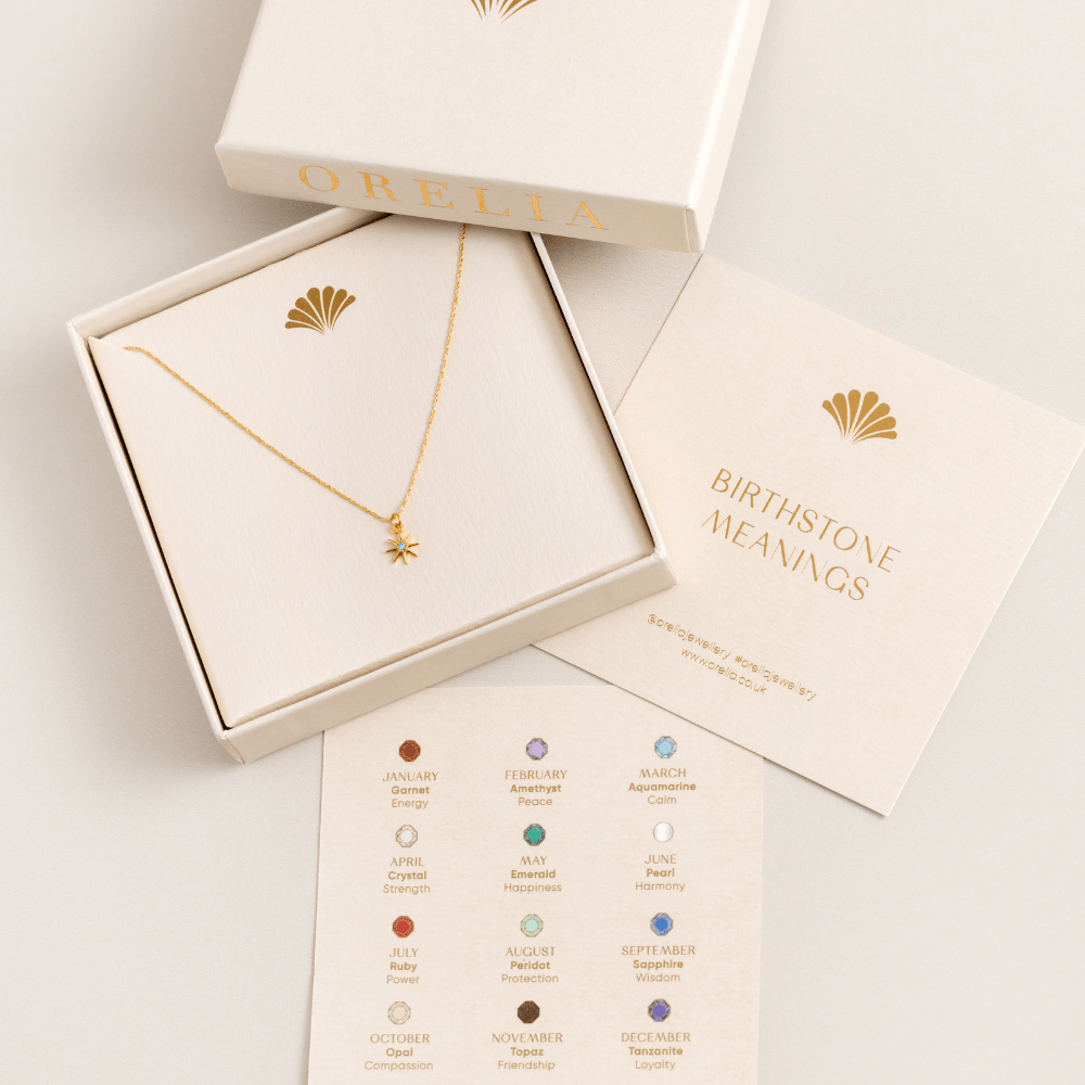 Short Necklaces March Birthstone Aquamarine Necklace Orelia Jewellery