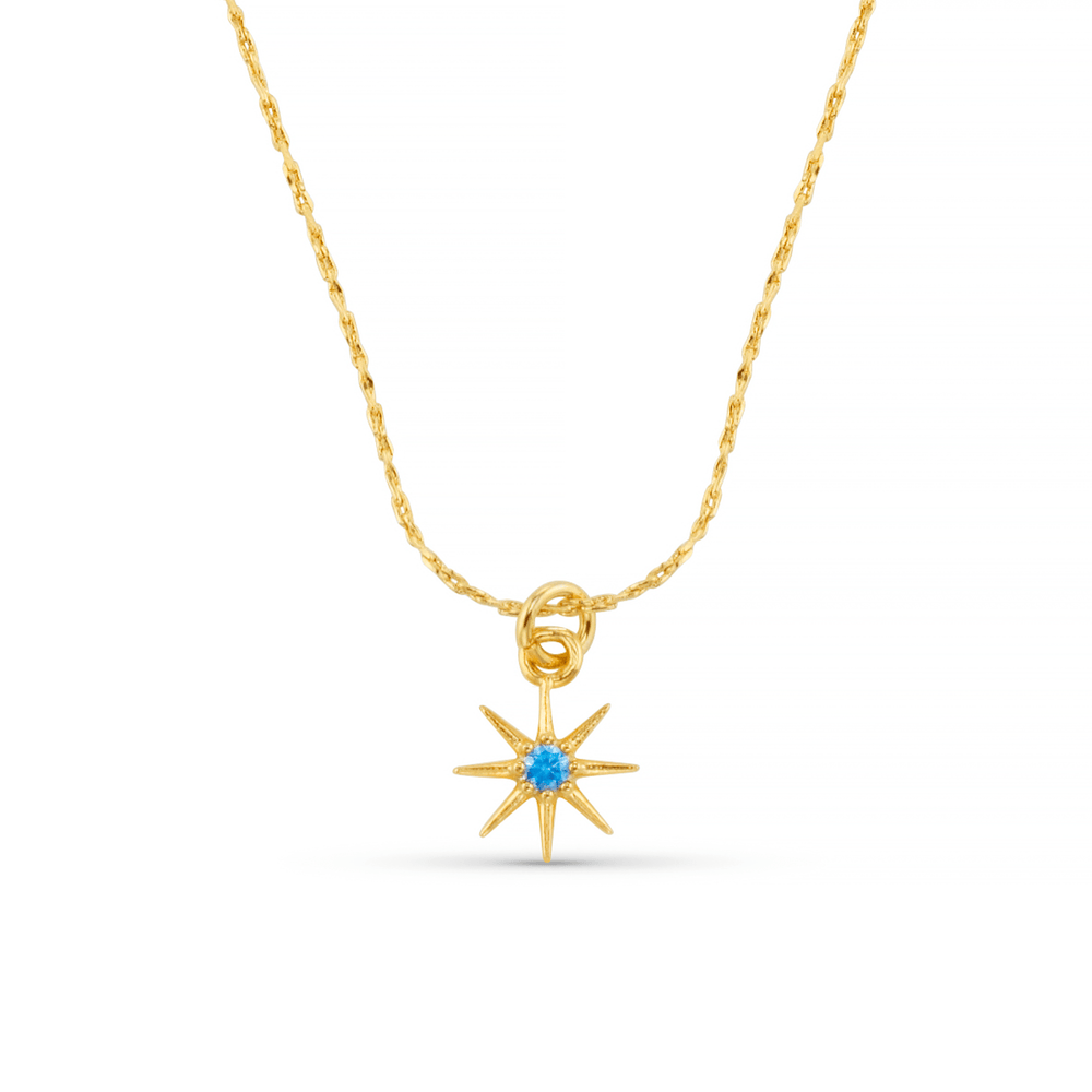 Short Necklaces March Birthstone Aquamarine Necklace Orelia Jewellery