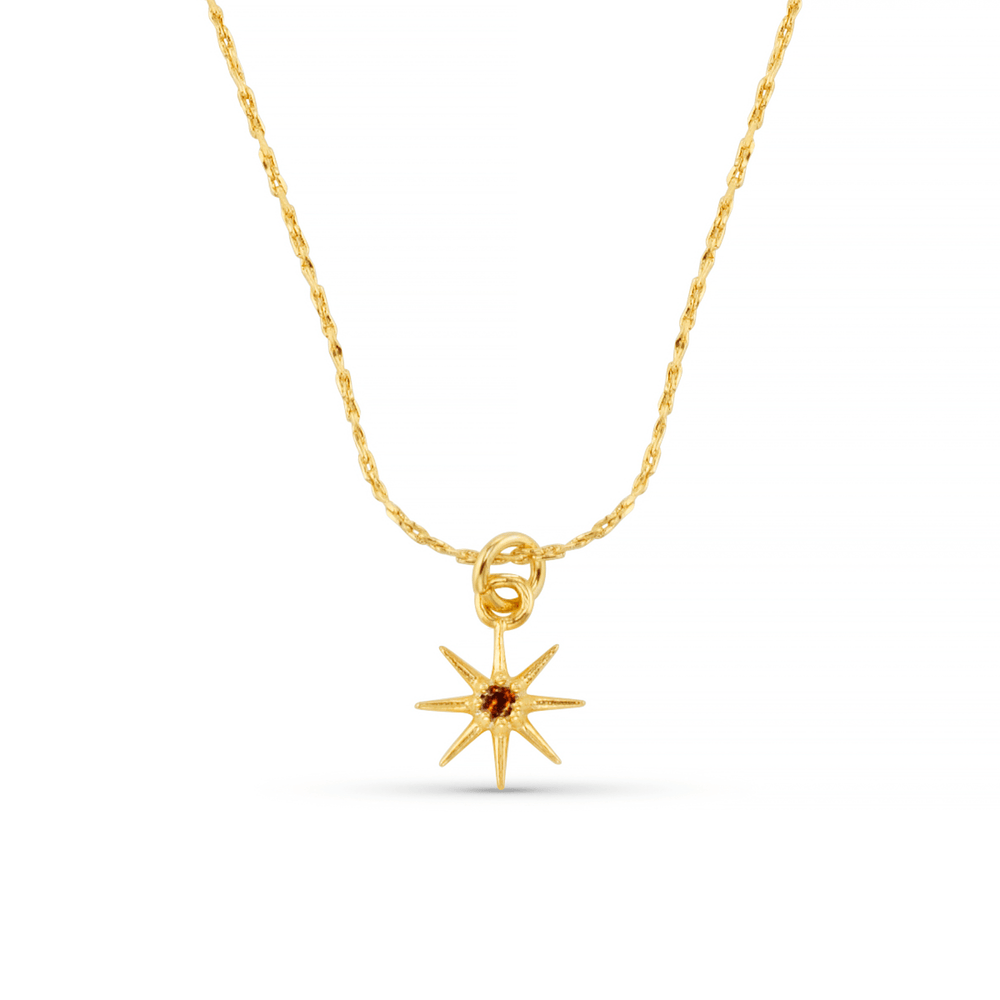 Short Necklaces November Birthstone Topaz Necklace Orelia Jewellery