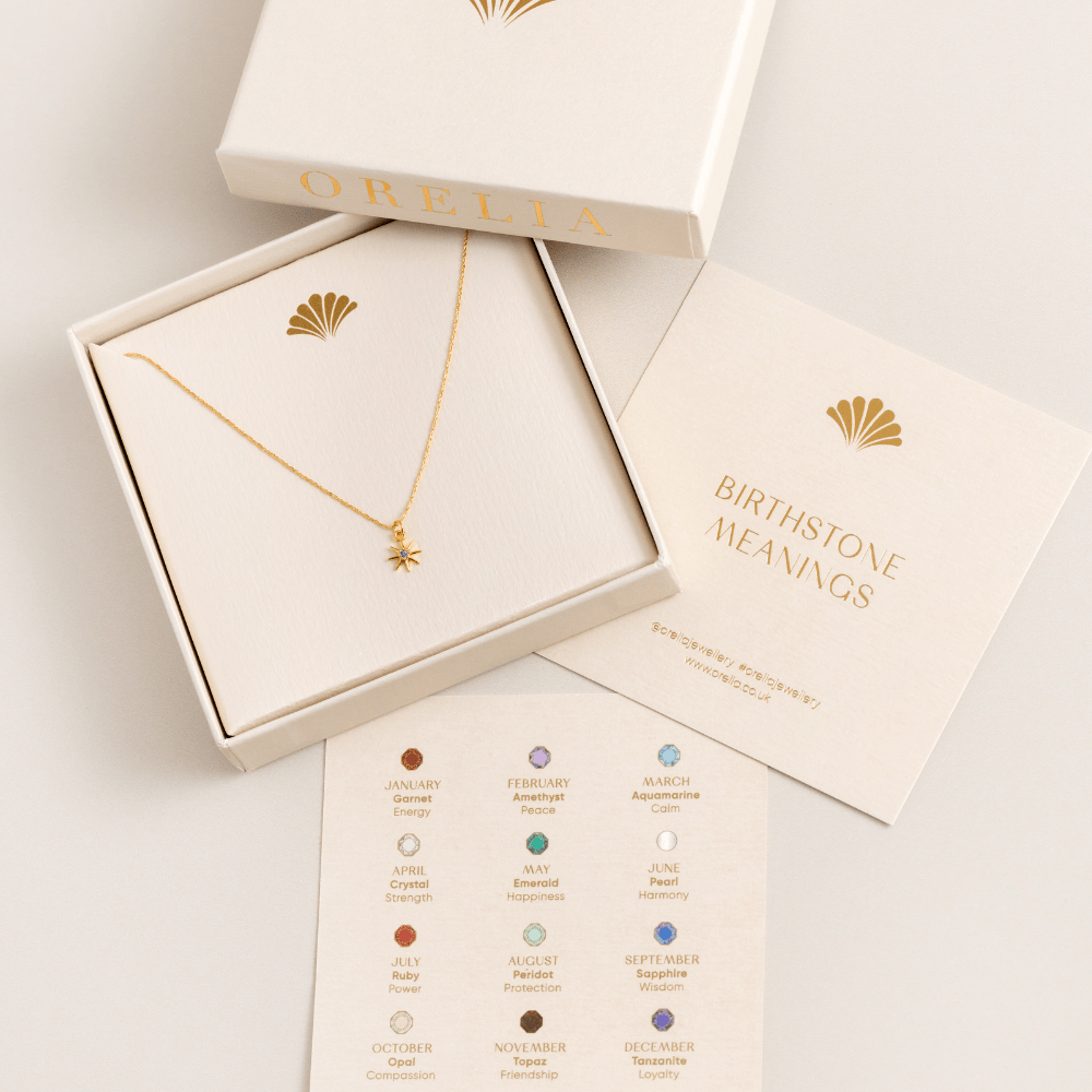 Short Necklaces September Birthstone Sapphire Necklace Orelia Jewellery