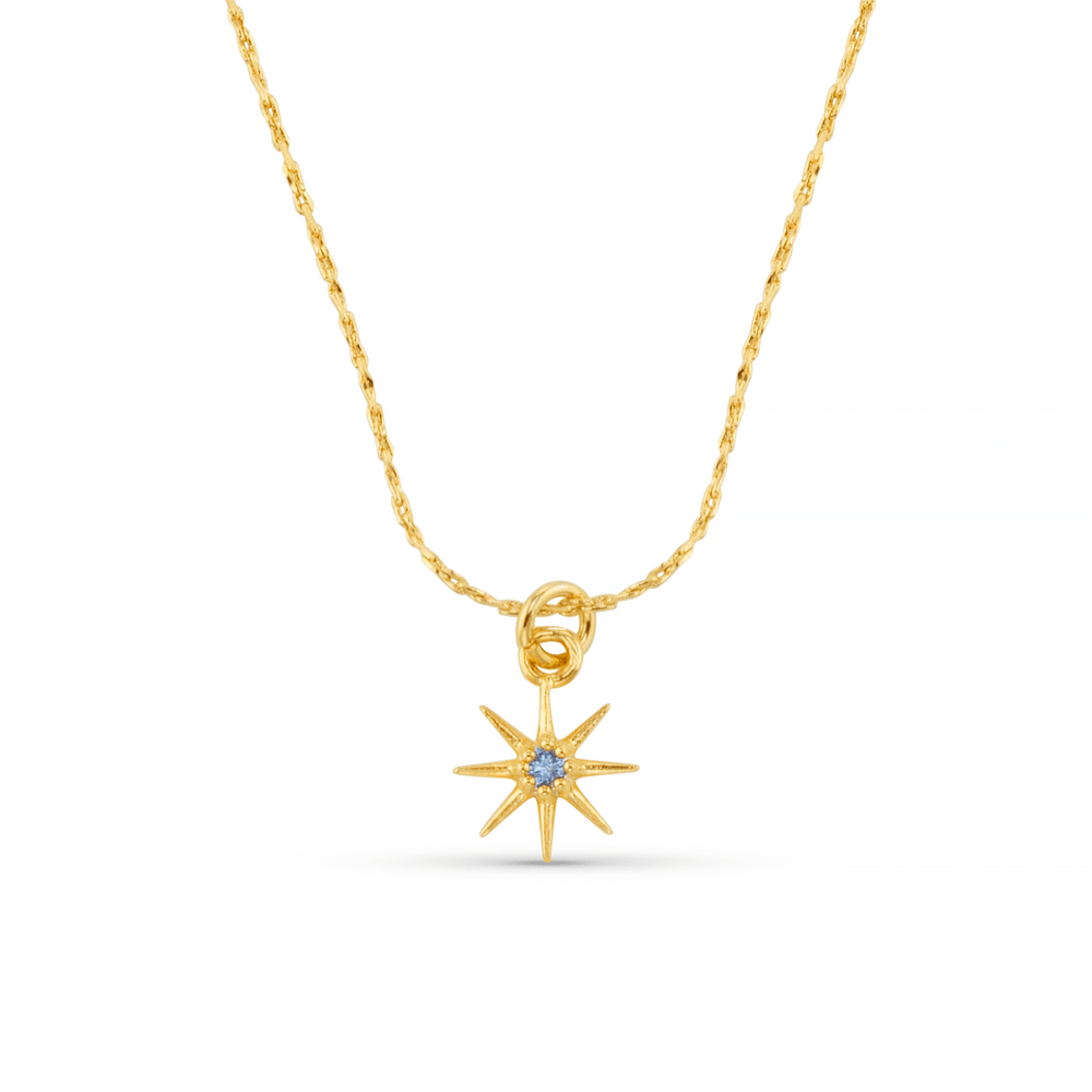 Short Necklaces September Birthstone Sapphire Necklace Orelia Jewellery