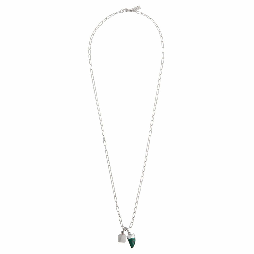 Short Necklaces Tusk Cluster Necklace Orelia Jewellery