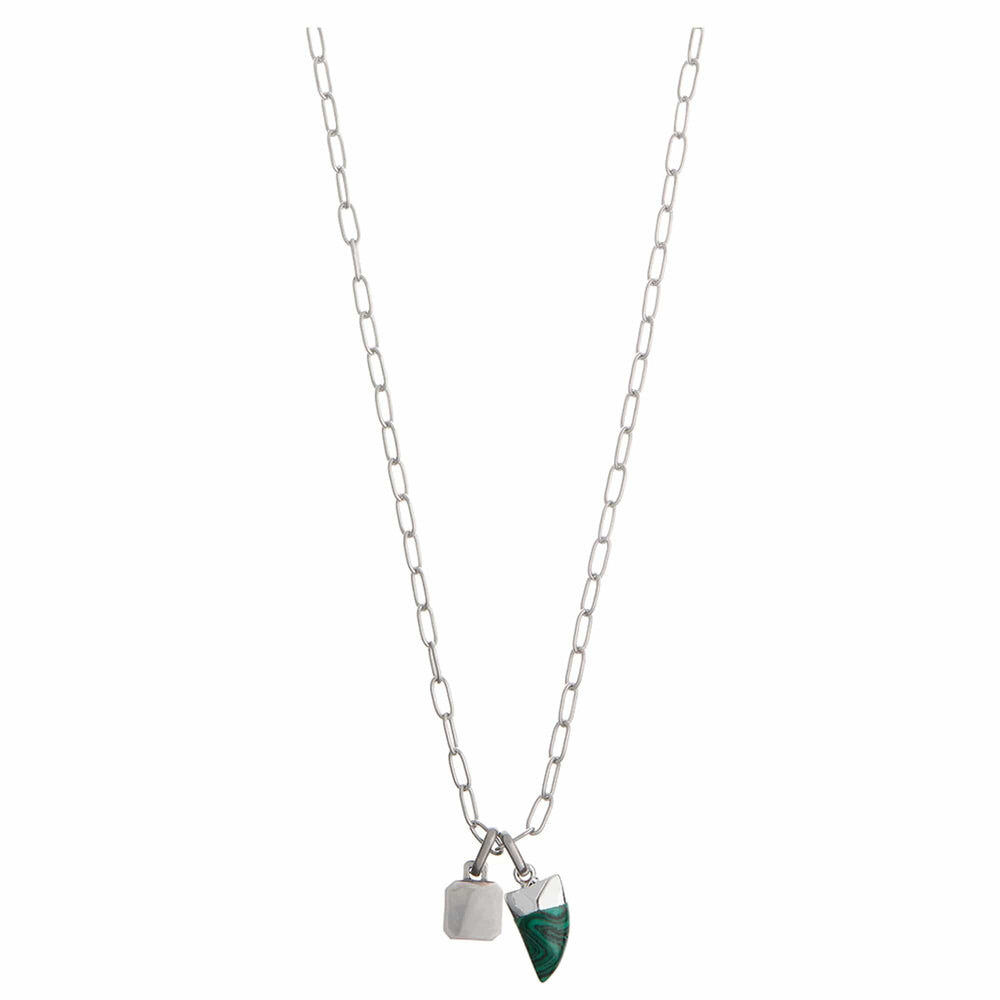 Short Necklaces Tusk Cluster Necklace Orelia Jewellery