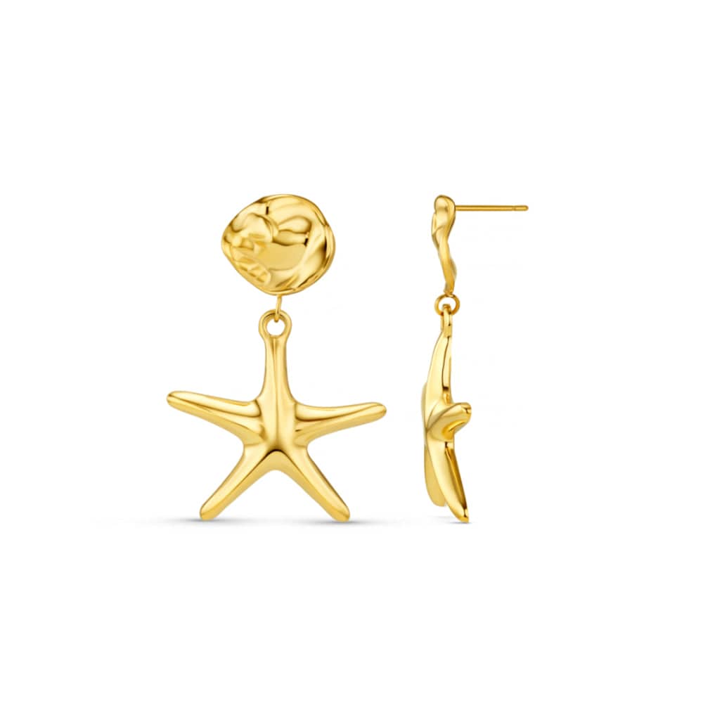 Statement Earring Default LUXE Statement Starfish Earrings Orelia Jewellery