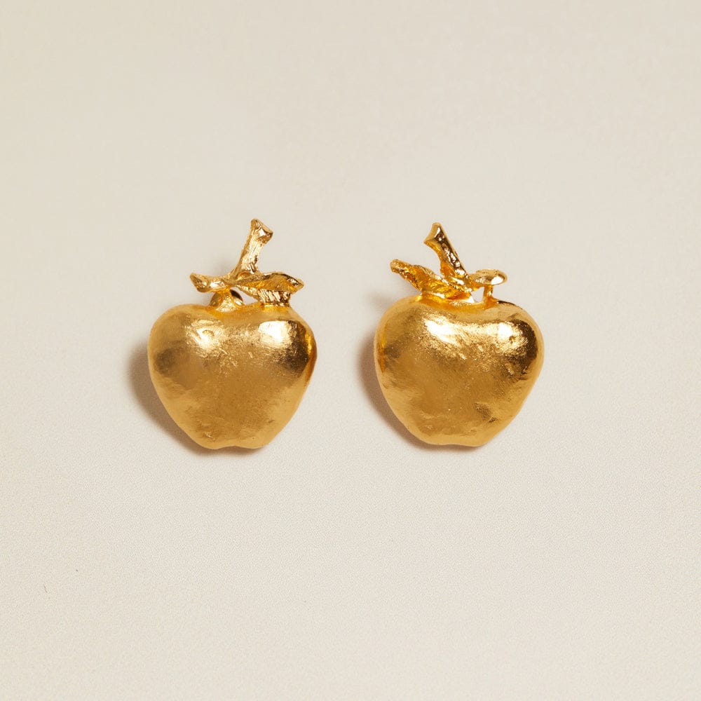 Statement Earring Default Vintage Statement Apple Clip-On Earrings Orelia Jewellery