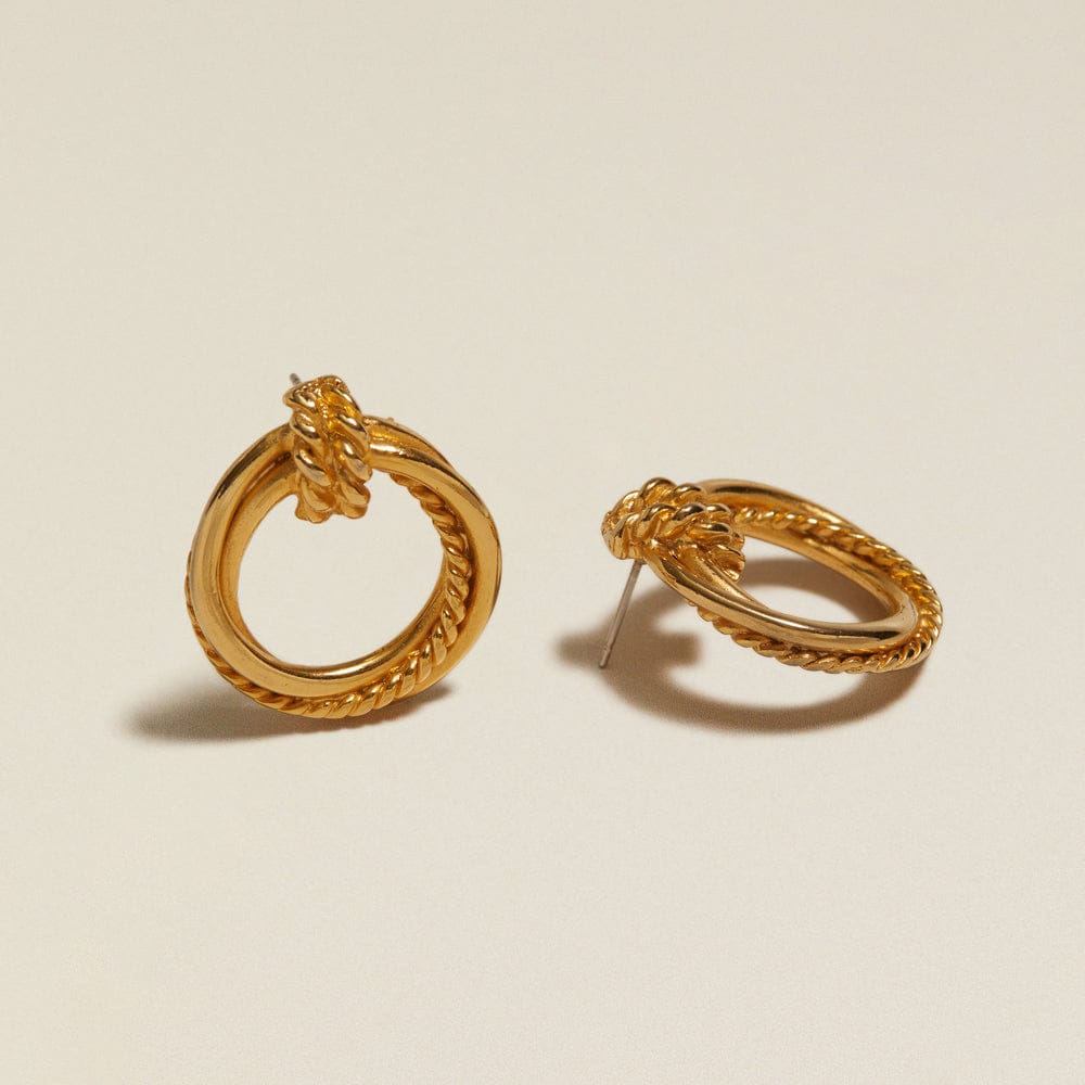 Statement Earring ONE Vintage Circular Looped Earrings Orelia Jewellery