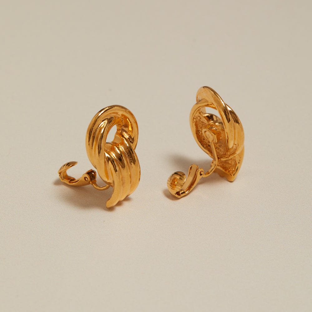 Statement Earring ONE Vintage Interlocking Circular Earrings Orelia Jewellery