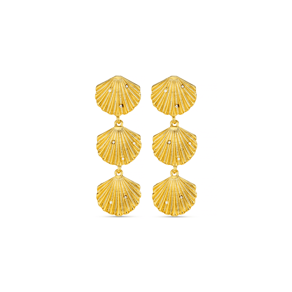 Statement Earring Statement Embellished Shell Drop Earrings Orelia Jewellery