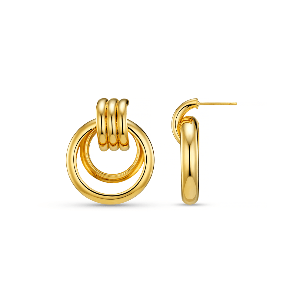 Statement Earring Statement Open Interlocking Hoop Earrings Orelia Jewellery